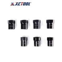 XC9014 nouveau 7 pièces écrou d'essieu de roue manchon roulement de roue écrou de blocage jeu de douilles outils de réparation automobile jeu de douilles XCTOOLS