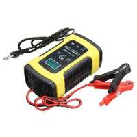 Chargeur de batterie intelligent 12 V Foxsur à charge rapide, démarreur de voiture automatique, chargeur de réparation à impulsions pour batteries au plomb-acide