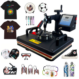 เครื่องกดความร้อน <span class=keywords><strong>quaff</strong></span> 5 in 1คำสั่งผสมสำหรับเสื้อยืดหมวกแก้วถ้วยแก้วเครื่องระเหิดเสื้อผ้า - Product Image 5
