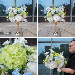 Nuevo Arreglo Floral para Mesa de Boda, Decoración para Salón de Exposiciones, Simulación de Hortensias - Product Image 3