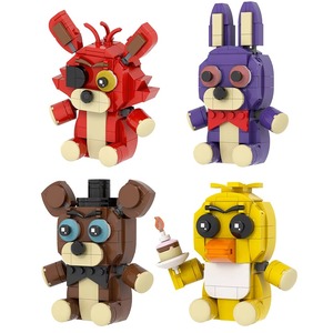 Bloques de Construcción MOC de Anime FNAF: Marionette, Nightmarionne, Springtrap, Golden Freddy, Fazbear, Chica, Foxy, Bonnie, Juguetes para Niños - Product Image 4