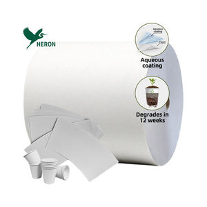 Matières premières de gobelet en papier enduit pe de remplacement recyclable en Offre Spéciale de feuille rouleau de papier imperméable à l'eau en feuille fournisseur - Product Image 1
