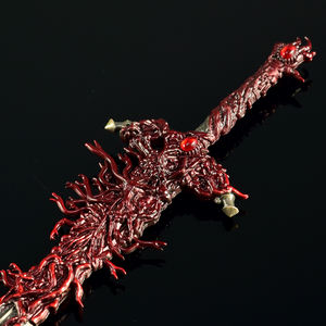 Espada Artesanal de Metal de 30CM, Modelo Espada Blasfema, Arma Periférica del Juego <span class=keywords><strong>Elden</strong></span> <span class=keywords><strong>Ring</strong></span>, Regalo para Niño, Adorno, Accesorio de Cosplay, Colección - Product Image 6