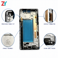 Écran tactile LCD TFT pour Samsung Note 9 N960 avec cadre pour réparation et remplacement de téléphone portable, garantie 1 an