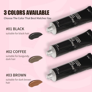 IKA-013 10ml Vente Chaude Maquillage Eye Brow Tint Fournitures 3 Couleurs Noir Café Brun Lash Dye Étanche Sourcils Enhancers Gel - Product Image 4