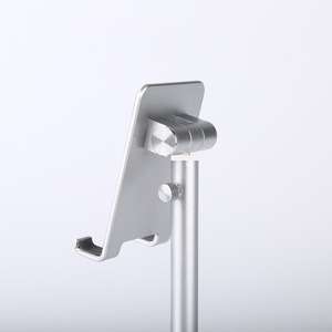 Support de téléphone et microphone de bureau réglable et pliable en alliage d'aluminium ajouré, entièrement en métal - Product Image 6