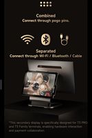 Tablette POS SUNMI Cpad Pay Android 13 pour comptoir, commande en ligne, paiement multiple, écran FHD, légère