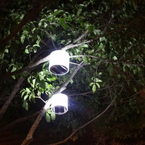 ไฟพลังงานแสงอาทิตย์แบบพับได้ RGB/สีขาว โคมไฟ LED พลังงานแสงอาทิตย์สำหรับตั้งแคมป์ กันน้ำ พกพาสะดวกสำหรับการเดินทางกลางแจ้ง ไฟฉุกเฉินแบบพับได้ - Product Image 4