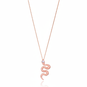Collar de serpiente sin piedra, impresionante collar de reptiles, turco, hecho a mano, joyería de plata de ley 925 - Product Image 2