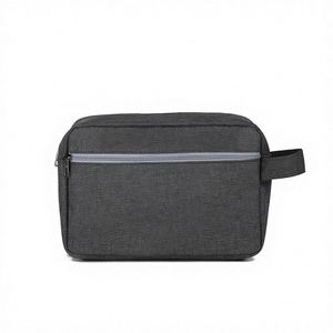 Bolsa de Aseo Cosmética para Hombre, Impermeable, con Cierre, Portátil, para Viaje, con Compartimento Separado para Artículos Húmedos y Secos - Product Image 2