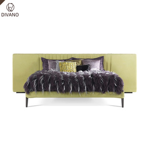 Dubai Saudi Villa Furnishing Project Turnkey Service High Quality Italian Bedroom Sets King <b>Size</b> <b>Bed</b> Frame Luxury RC-<b>BED</b>-03-KINS - Product Image 2