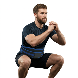 Cinturón de Ejercicio para Gimnasio, Ligero, Antideslizante, Ajustable, para Levantamiento de Pesas, Neopreno, Unisex, Cierre de Gancho y Bucle para Espalda y Cintura - Product Image 1