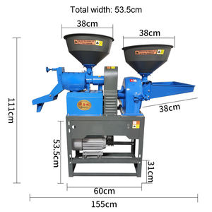 Broyeur à maïs compact 150 kg/h multifonctionnel pour la farine et le <span class=keywords><strong>riz</strong></span>, composant <span class=keywords><strong>de</strong></span> roulement central pour <span class=keywords><strong>les</strong></span> industries agricoles - Product Image 5