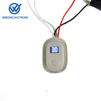 Vente flash - Interrupteur de contrôle de température électrique, thermostat réglable pour masque chauffant pour les yeux