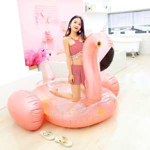 Nuovo Flamingo in oro rosa con paillettes Floating a fila diretta in fabbrica per adulti gonfiabili <span class=keywords><strong>ad</strong></span> <span class=keywords><strong>acqua</strong></span> per nuoto - Product Image 1