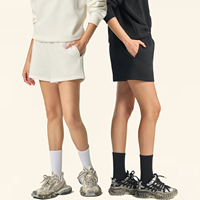 Nouveaux shorts de sport décontractés en molleton multicolores, amples, en coton, avec cordon de serrage, essentiels pour le sport, pour femmes