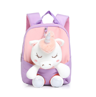 Yajie enfants jouets en peluche singe mignon dessin animé créatif 3D sac à dos quotidien détachable jouet Polyester Mini sac d'école sac à dos pour enfants
