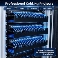 Cable de Red FTP Cat5e Blindado, 24AWG, Azul, Certificado ISO9001, Envoltura de Papel de Aluminio, Protección EMI Industrial
