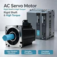 Kit de moteur servo AC 180ST pour commande de mouvement CNC et automatisation industrielle, communication sur bus EtherCAT