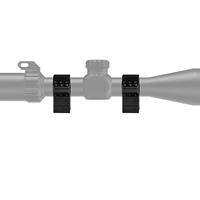 Anneaux de montage en aluminium BANGBANG - Réglables, hauteur centrale de 1,21 à 1,48 pouces pour tube de 20 mm, antichoc et étanches