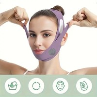 Ceinture amincissante végane pour le visage et réducteur de double menton, sangle de lifting pour le visage en V, masque tenseur pour femmes, taille échantillon