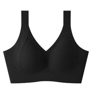Reggiseno senza cuciture di grandi dimensioni da donna con supporto morbido regolabile a forma di petto <span class=keywords><strong>piccolo</strong></span> a forma di Para rosso con coppa completa - Product Image 6