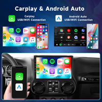 Autoradio stéréo Android Hikity 10.1 "pour Jeep Wrangler 2011-2014 conduite à gauche 8 cœurs 4 + 64G 4G/Carplay/Android Auto/GPS