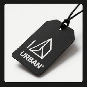 Custom Luxury Garment Swing <b>Tags</b> <b>Clothes</b> Label Print Name Logo Recycled Paper Hangtags Shoes Bags Customized Designs 300-800gsm - Product Image 3