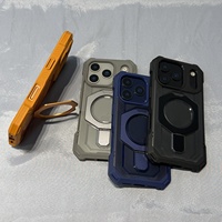 Étui robuste et résistant Explorer pour iPhone 16 Pro Max/17 Air 17 Pro, coque antichoc avec béquille magnétique