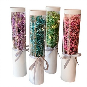 Boîte à fleurs pour la Saint-Valentin, emballage de bouquet, boîte cadeau, emballage floral pour arrangement de roses, décoration - Product Image 1