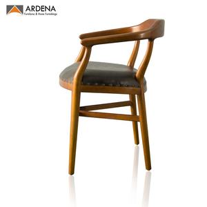 Sillas de comedor de teca cómodas y duraderas, diseño moderno, respaldo curvo, madera maciza, origen indonesio, muebles para el hogar para hoteles - Product Image 6