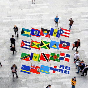 Bandera de Mano de Poliéster con Impresión Digital Personalizada de Alta Calidad para Eventos o Festivales, Bandera de Puerto Rico y Nueva Guinea para Regalos de Bienvenida - Product Image 3