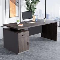 Usine mélamine stockage Table de bureau meubles étude maison personnel unique exécutif ordinateur Table de bureau tiroir de rangement bureau