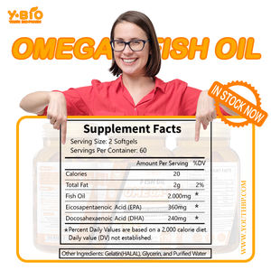 Pronto para Envio Atacado e Varejo Óleo de Peixe <span class=keywords><strong>Omega</strong></span> <span class=keywords><strong>3</strong></span> de Alta Potência com Revestimento Entérico Softgel EPA DHA 1000mg 120 Softgels OEM Disponível - Product Image 5