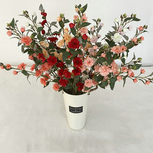 Flores artificiales Meiyu Craft, ramo de camelia de 10cm-30cm, flores de seda para decoración del hogar, arreglos florales para mesas de boda - Product Image 2