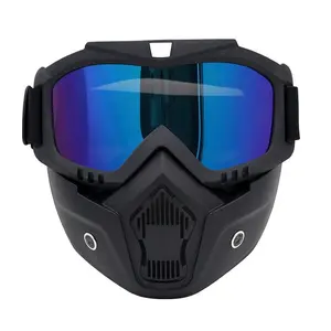Rüzgar geçirmez özel tasarım kir bisiklet Atv Off Road yarış motosiklet gözlüğü maske Mx gözlük motokros gözlük