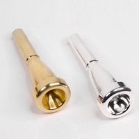 Flugelhorn Mouthpiece 7C Model Copper-Based Brass Gold-plated Heavy-duty Bullet Head Instrument Accessory