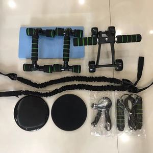 CHENGMO ספורט רב פונקצית מכונה כושר AB גלגל רולר סט עם קפיצת חבל יד אחיזת push up stand גומייה הזזה דיסק - Product Image 5