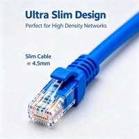Câble Ethernet Cat6 RJ45, cordon de raccordement réseau pour routeur, modem, ordinateur et commutateur