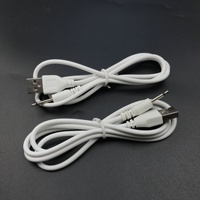 Câble de chargeur DC de remplacement Cantell 1 mètre USB vers jack mono 2,5 mm pour vibrateur