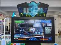 Simulateur de tir à monnayeur 42 pouces pour 2 joueurs, machine de jeu de tir en plastique avec garantie 1 an pour centres de jeux intérieurs