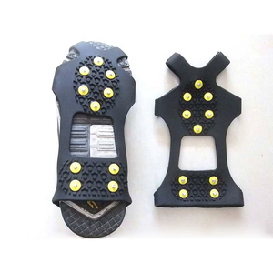 <span class=keywords><strong>Crampons</strong></span> anti-glace portables en acier inoxydable pour la randonnée hivernale, le jogging, la marche, la pêche pour femmes, hommes et enfants - Product Image 3