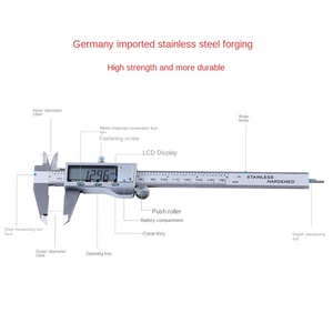 Tất cả các thép không gỉ kỹ thuật số Vernier Caliper Độ chính xác cao 0-150mm công nghiệp Dụng cụ đo OEM tùy biến hỗ trợ - Product Image 3