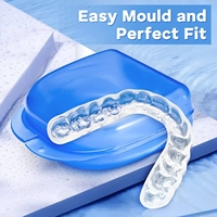 Tray Pemutih Gigi, Tray Mulut yang Dapat Dibentuk dengan Panas, 2 Pasang, Tray Pemutih Gigi Thermoforming