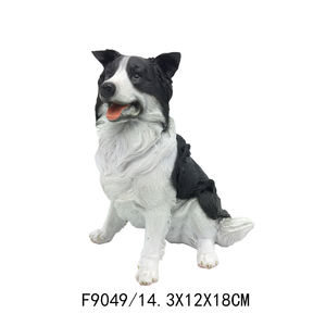 Cadeau de décoration pour animaux de compagnie en résine personnalisée en gros Figurine de chien de <span class=keywords><strong>berger</strong></span> allemand modèle Animal motif Statue de chien ornement à vendre - Product Image 2