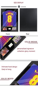 <strong>Football</strong> <strong>Shirt</strong> Framing With Cardboard 24*32" Black Cabinet Jersey T <strong>Shirt</strong> Display <strong>Frame</strong> Wall Hanging Home Decor - Product Image 3