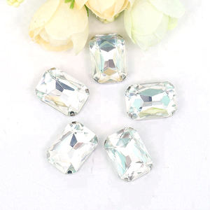 Octangle צלול לתפור על Rhinestones עם טופר זכוכית אבנים תפירה עבור שמלות - Product Image 4