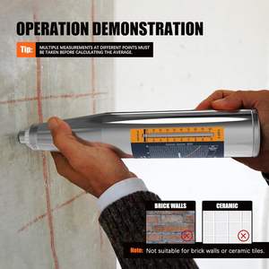 เครื่องทดสอบค้อนเด้งคอนกรีตเครื่องมือตรวจสอบความแข็งและความแข็ง Schmidt resiliometer 10ชิ้นครบชุด - Product Image 5