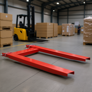 Extensiones para Horquillas de Paletización de 82 Pulgadas de Largo y 4.5 Pulgadas de Ancho, Color Rojo, para Logística y Transporte con Montacargas - Product Image 2