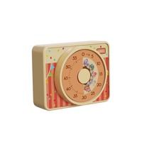 Nouvelles arrivées Minuterie visuelle de 60 minutes Compte à rebours mécanique Enseignement de la cuisine Minuterie de travail pour enfants avec support magnétique